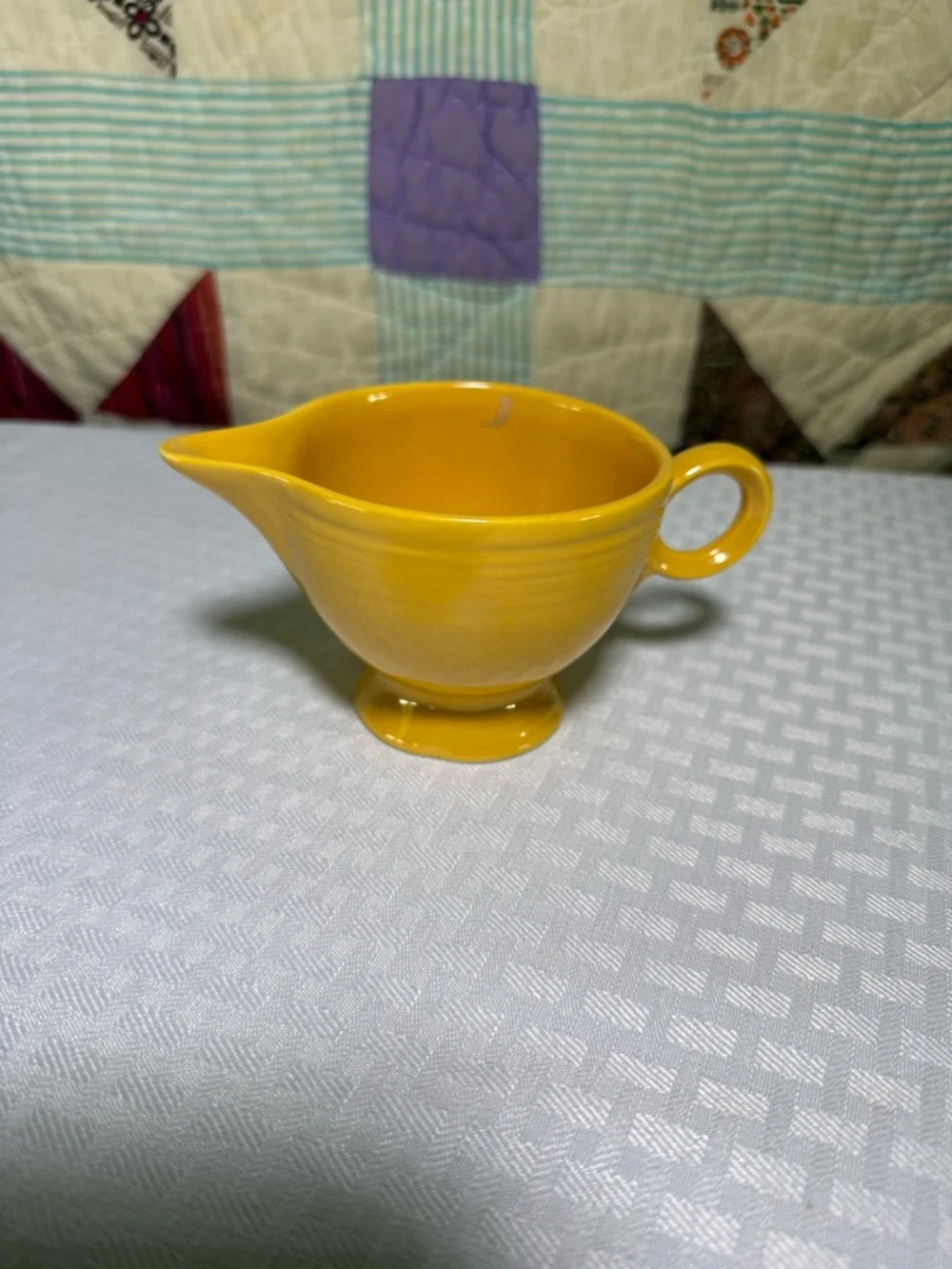 Fiestaware Vintage Yellow Creamer